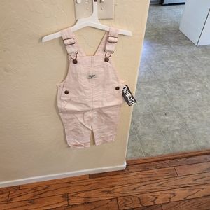 Oshkosh pink overalls 2T